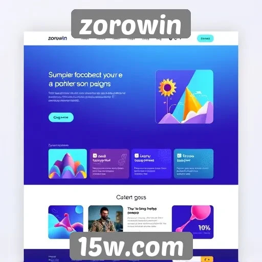 Evolução do design do site zorowin